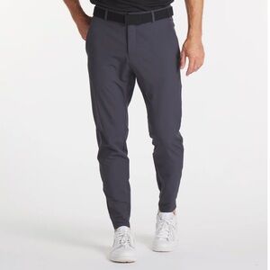 UNRL Halifax Pants Mens Golf Performance Stretch Dark Gray Tapered Size Small